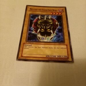YU-GI-OH Melchid the Four-Faced Beast - LON-012 - 1st Edition - Common - Vintage